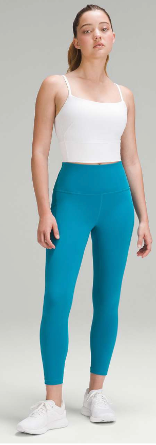 Lululemon Wunder Train High-Rise Tight with Pockets 25" Inseam Hawaiian Blue Size 6 Brand New
