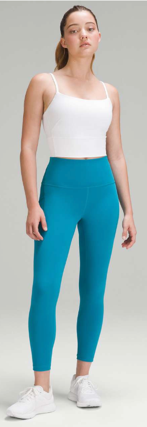 Lululemon Wunder Train High-Rise Tight with Pockets 25" Inseam Hawaiian Blue Size 6 Brand New