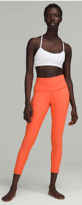 Lululemon Wunder Under High-Rise Tight 25" Inseam Warm Coral Size 6 Brand New