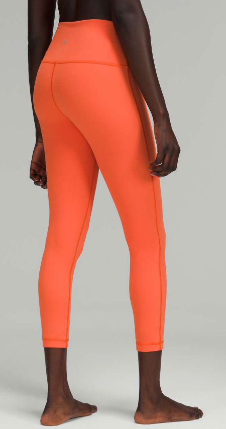 Lululemon Wunder Under High-Rise Tight 25" Inseam Warm Coral Size 6 Brand New