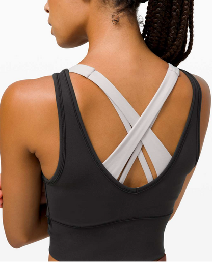 Lululemon Power Pivot Tank Top Black Size 12 Brand New