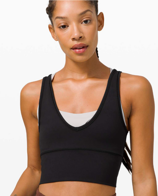 Lululemon Power Pivot Tank Top Black Size 12 Brand New