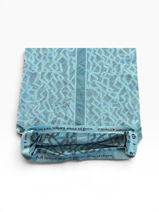 Lululemon SEAWHEEZE 2012 Run Swiftly Tech Long Sleeve Shirt Blue/Black Size 10 Brand New COLLECTORS PIECE
