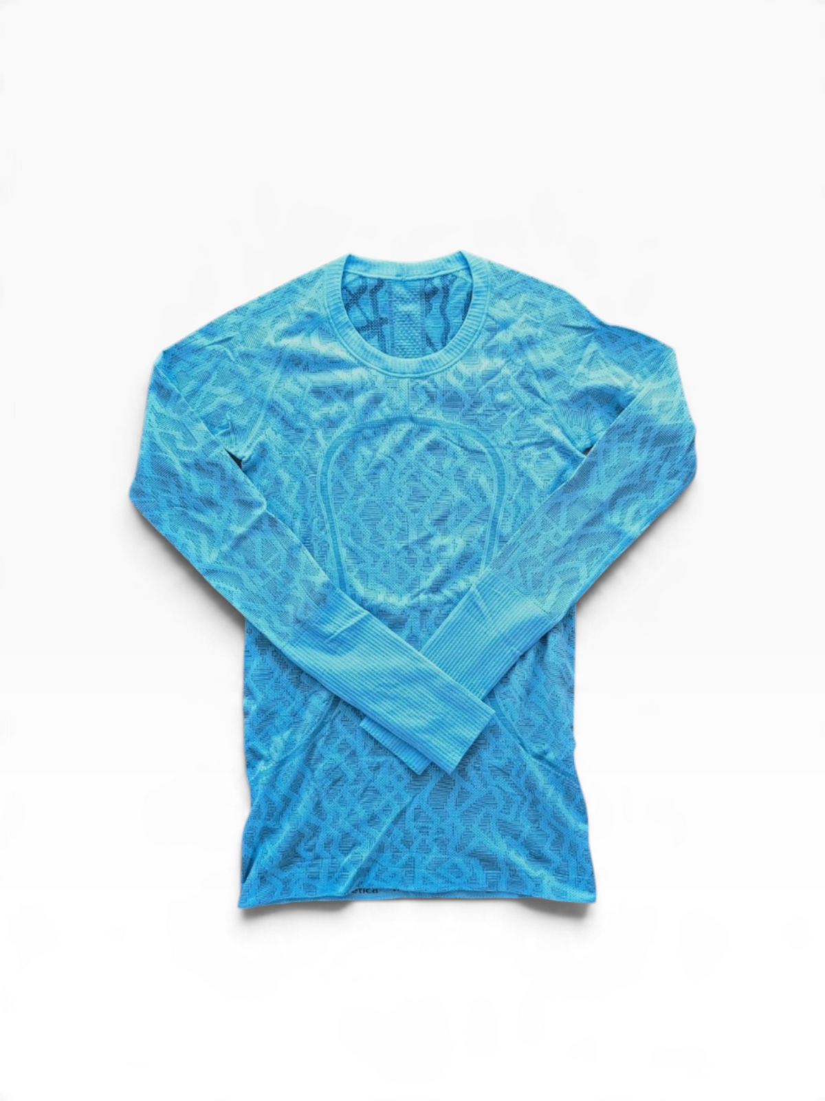 Lululemon SEAWHEEZE 2012 Run Swiftly Tech Long Sleeve Shirt Blue/Black Size 10 Brand New COLLECTORS PIECE