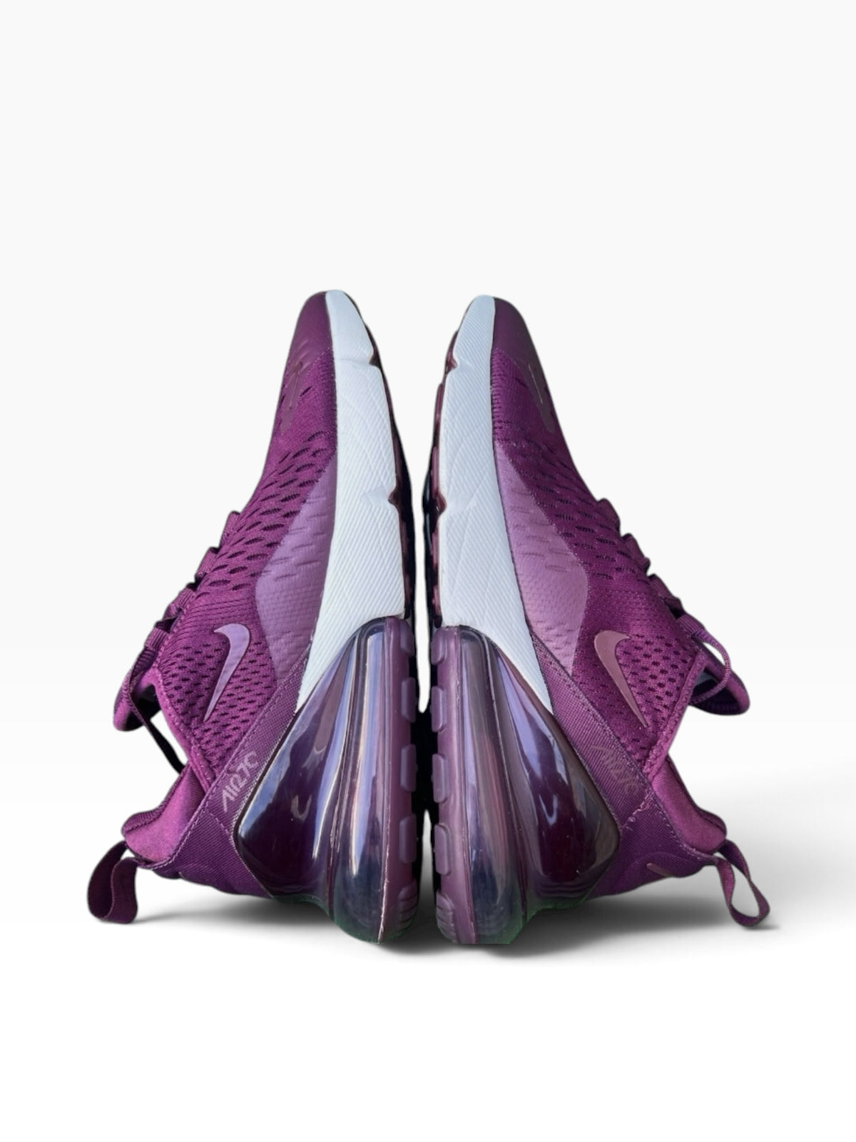 Nike Air Max 270 Women's Athletic Shoe Bordeaux Women's Size 6.5 Or Youth Size 5.0