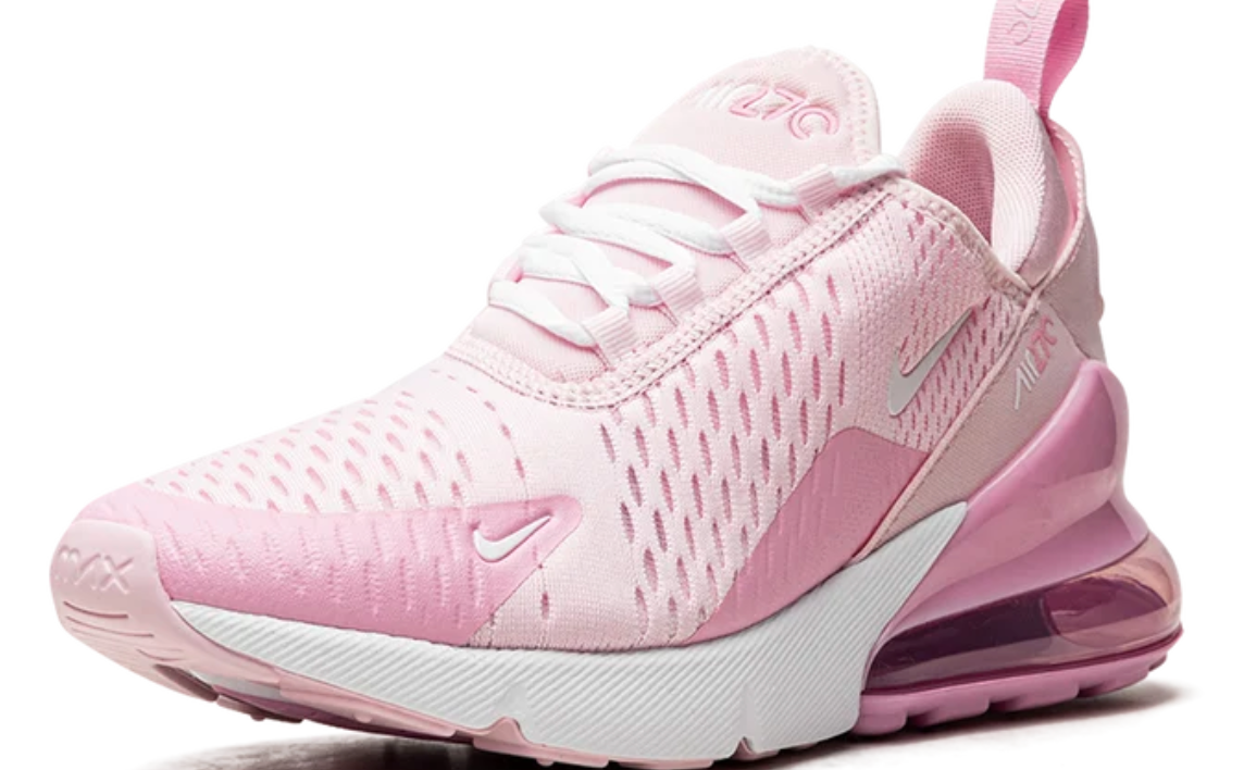 Nike Air Max 270 Women's Athletic Shoe Pink Foam/White/Pink Rise Women's Size 7.5 or Youth Size 6.0