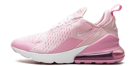 Nike Air Max 270 Women's Athletic Shoe Pink Foam/White/Pink Rise Women's Size 7.5 or Youth Size 6.0