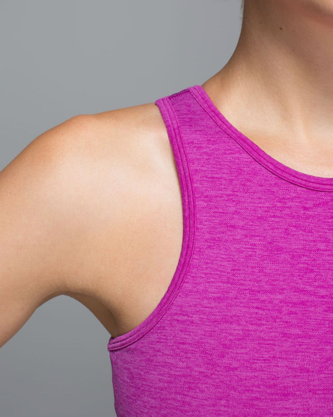 Lululemon Seamlessly Covered Tank Heathered Ultra Violet Size 8