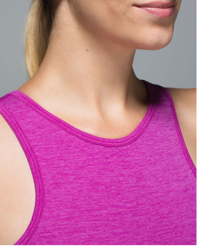 Lululemon Seamlessly Covered Tank Heathered Ultra Violet Size 8