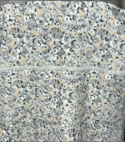 Lululemon Scoop Neck Tank Petite Fleur Silver Spoon/Ambient Grey Sz 6