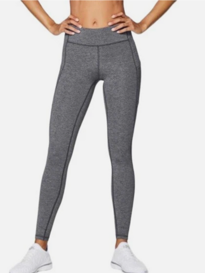 Lululemon Speed Up Tight 28" Heathered Black Sz 4