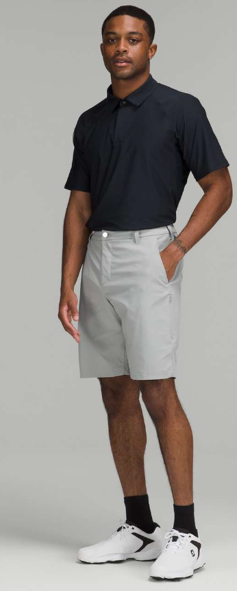 Lululemon Men's Commission Golf Short 10" Inseam Silver Drop Sz 32"