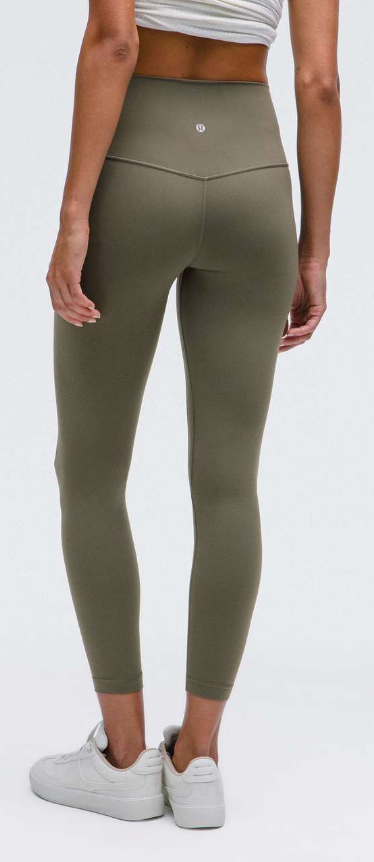 Lululemon Align High-Rise Pant 25" Inseam Army Green Sz 4