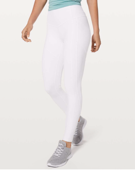 Lululemon All The Right Places Pant II 28" Inseam White Sz 6 W5BFGS