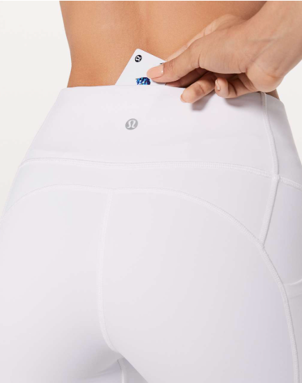 Lululemon All The Right Places Pant II 28" Inseam White Sz 6 W5BFGS