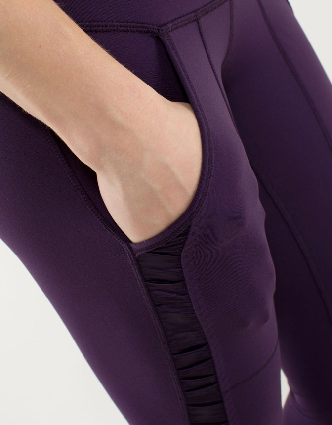 Lululemon Practice Daily Pant 30" Inseam Deep Zinfandel Sz 6