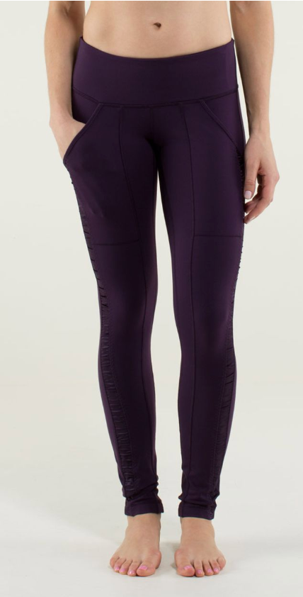 Lululemon Practice Daily Pant 30" Inseam Deep Zinfandel Sz 6