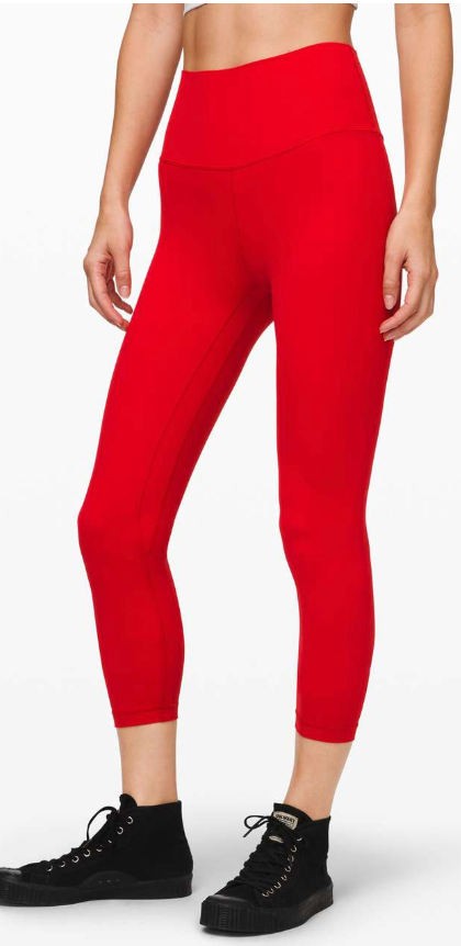 Lululemon Align Pant II 7/8 Length 25" Inseam Dark Red Sz 6*