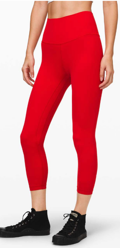 Lululemon Align Pant II 7/8 Length 25" Inseam Dark Red Sz 6*