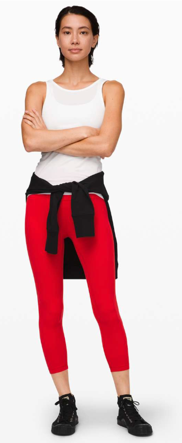 Lululemon Align Pant II 7/8 Length 25" Inseam Dark Red Sz 6*