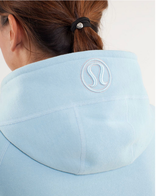 Lululemon Scuba Hoodie Caspian Blue/Neutral Blush Sz 4