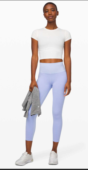 Lululemon Wunder Under High-Rise Tight 25" Inseam Lavender Dusk Sz 4 RARE