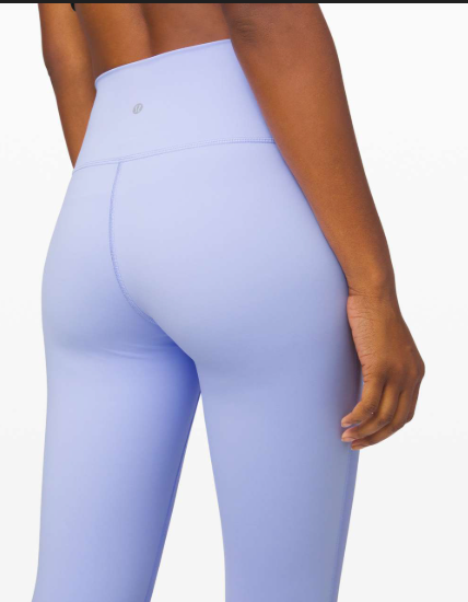 Lululemon Wunder Under High-Rise Tight 25" Inseam Lavender Dusk Sz 4 RARE