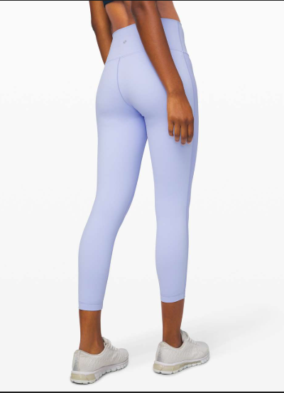 Lululemon Wunder Under High-Rise Tight 25" Inseam Lavender Dusk Sz 4 RARE