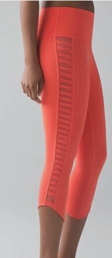 Lululemon Sunshine Salutation Crop Full-On Luxtreme 22" Inseam Sz 6