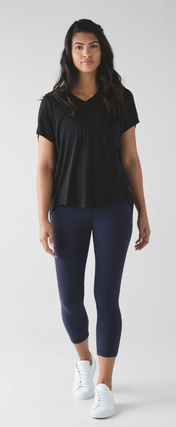 Lululemon Align Crop 19" Inseam Deep Indigo Sz 6