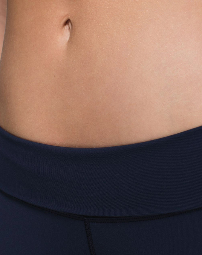 Lululemon Wunder Under Pant Laser Cut Hem (optional Roll Down) 23" Inseam Inkwell, Sz 6