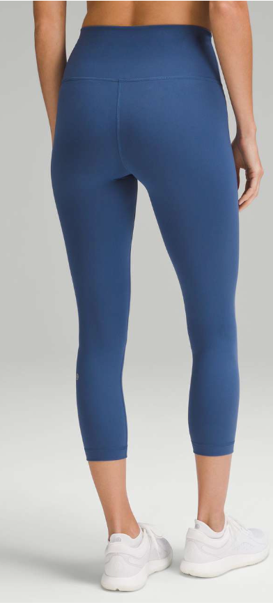 Lululemon Wunder Train High-Rise Crop 23" Inseam Pitch Blue Sz 6 Brand New