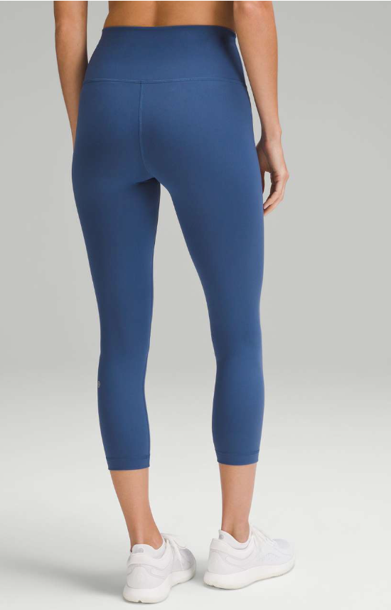 Lululemon Wunder Train High-Rise Crop 23" Inseam Pitch Blue Sz 6 Brand New