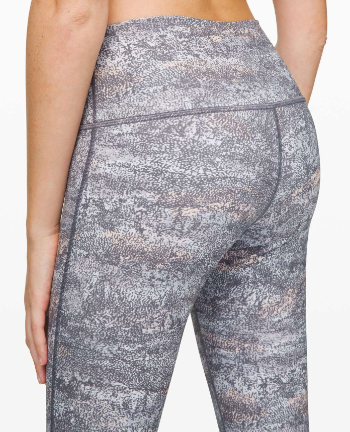 Lululemon Wunder Under High-Rise Tight 28" Inseam Full-On Luxtreme Frozen Vista Alpine White Multi sz 4