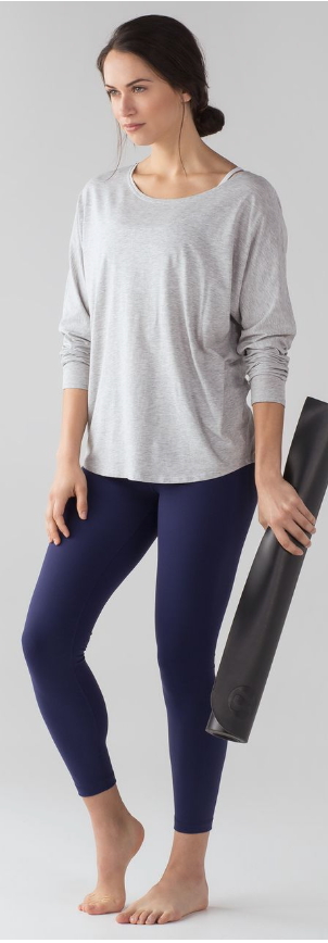Lululemon Wunder Under Hi-Rise Tight 31" Inseam Tall Blueberry Jam Sz 6
