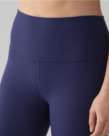 Lululemon Wunder Under Hi-Rise Tight 31" Inseam Tall Blueberry Jam Sz 6