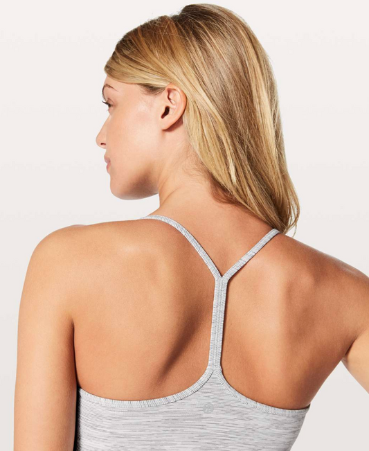 Lululemon Power Pose Tank Light Support For A/B Cup Wee Are From Space Nimbus Battleship Sz 6