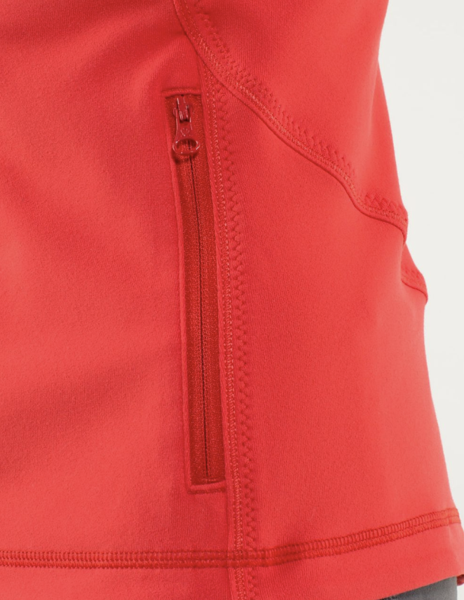 Lululemon Forme Jacket Love Red Sz 10