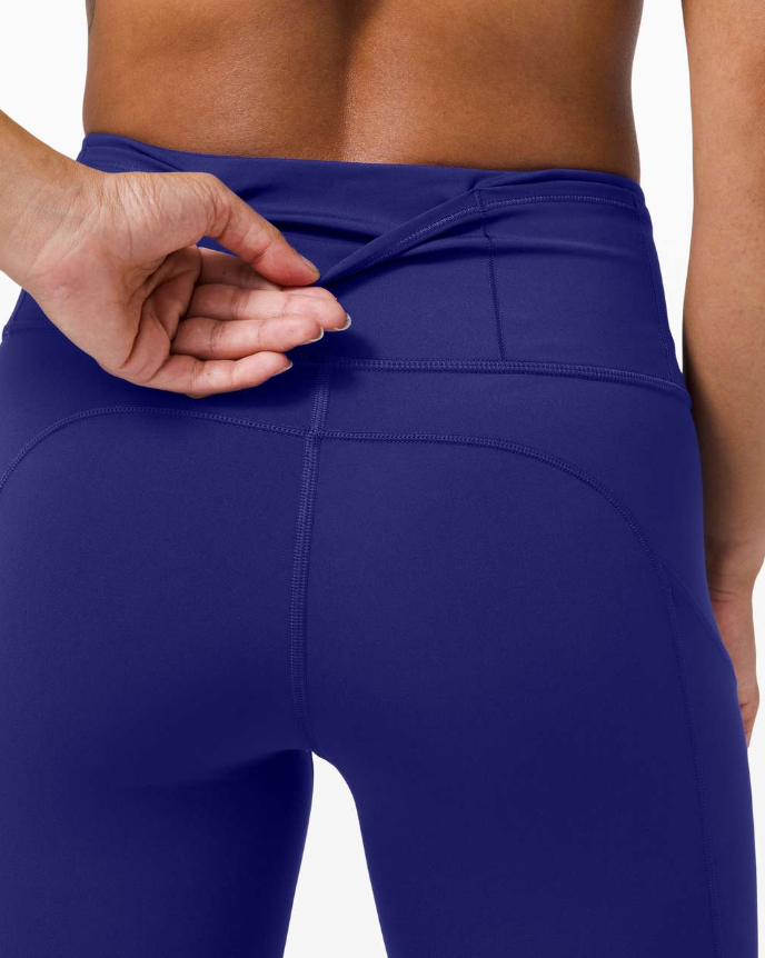 Lululemon Fast and Free High-Rise Crop II 23" Inseam Non-Reflective Larkspur Sz 6 Brand New