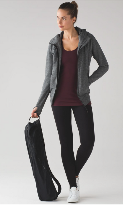 Lululemon Cool Racerback Bordeaux Drama Sz 2