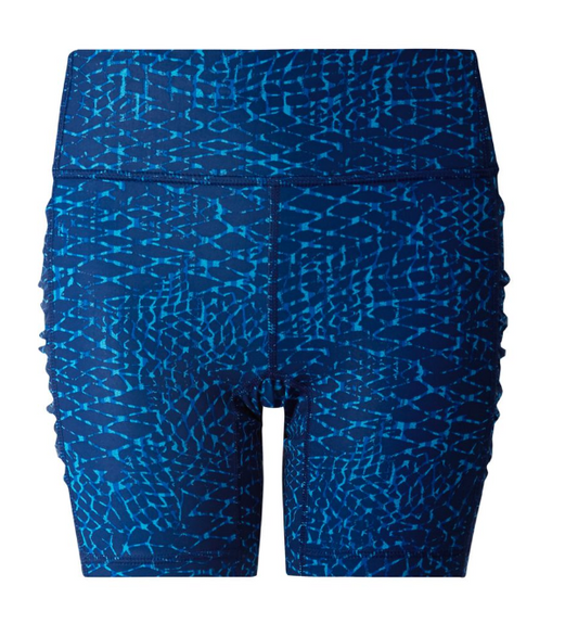 Lululemon Speed Track Short Samba Snake Kayak Blue Hero Blue SZ 2