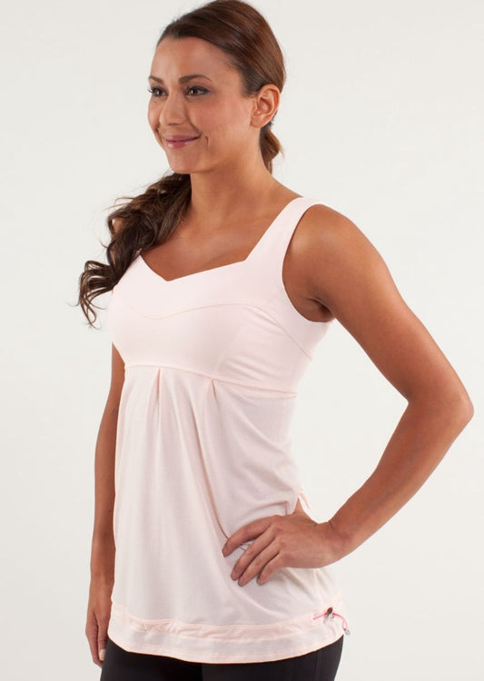 Lululemon Run Tame Me Tank Top w elastic bottom New Without Tags