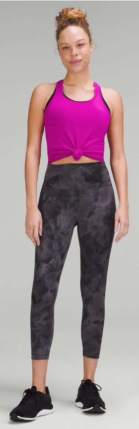 Lululemon Swiftly Tech Racerback Tank Top Purple Highlight Sz 4