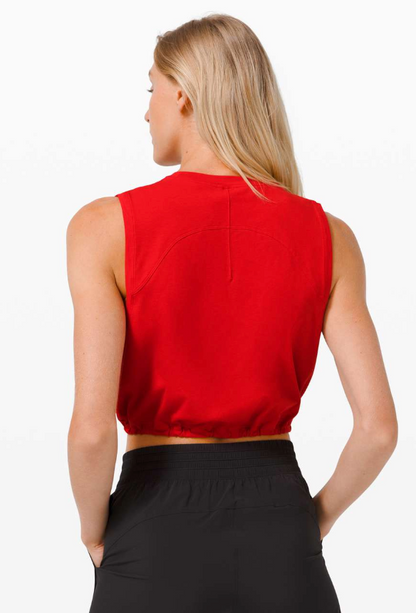 Lululemon Adapt to You Tank Dark Red Sz 2