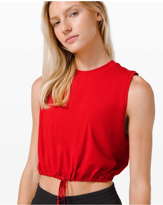 Lululemon Adapt to You Tank Dark Red Sz 2