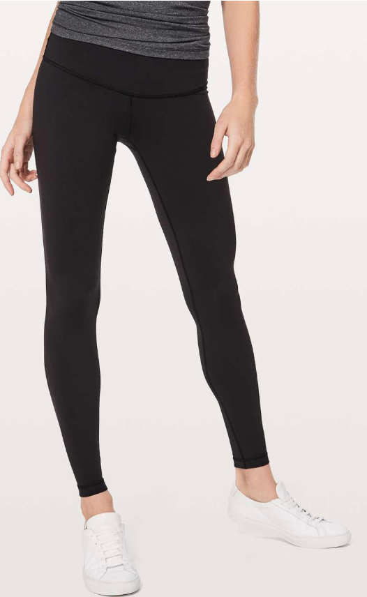 Lululemon Wunder Under Tight Full-On Luon 28" Inseam Black Sz 6