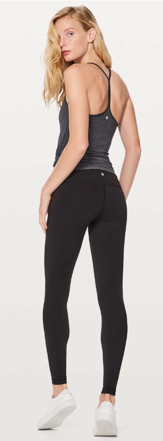Lululemon Wunder Under Tight Full-On Luon 28" Inseam Black Sz 4