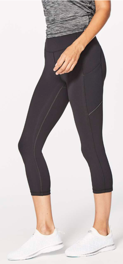 Lululemon Speed Up Crop 21" Inseam Black Sz 4