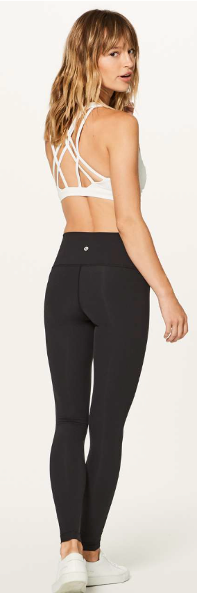 Lululemon Wunder Under Hi-Rise Tight Full-On Luxtreme 28" Inseam Black Sz 4