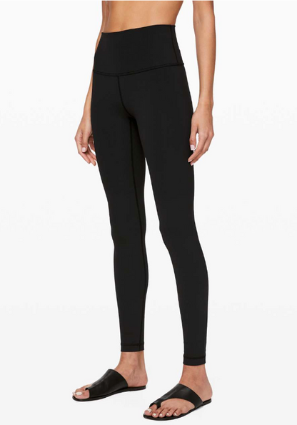 Lululemon Wunder Under High-Rise Tight 28" Inseam Full-On Luxtreme Black Sz 4